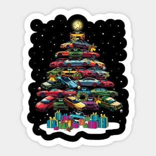 Car Christmas Tree Sticker